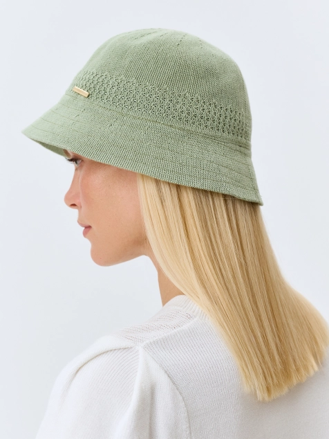 Вязаная панама