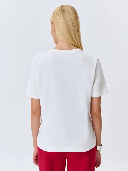 Футболка с шрифтовым принтом