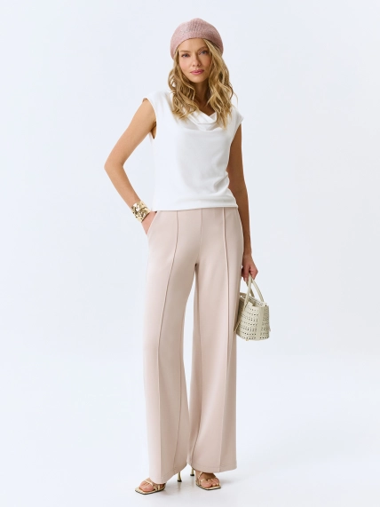 Топ с драпировкой