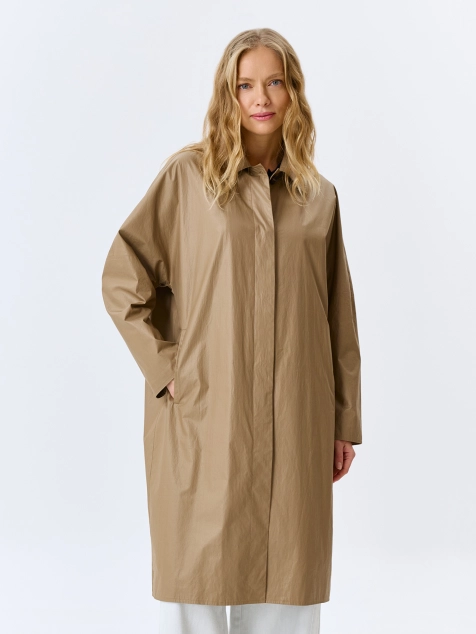 Минималистичный плащ из 100% хлопка