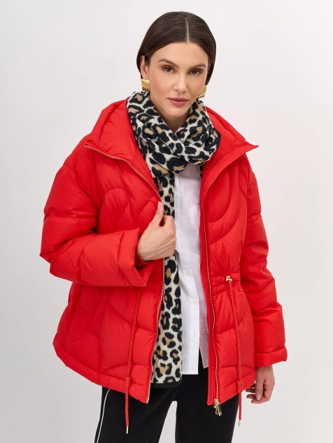 Шарф с анималистичным принтом