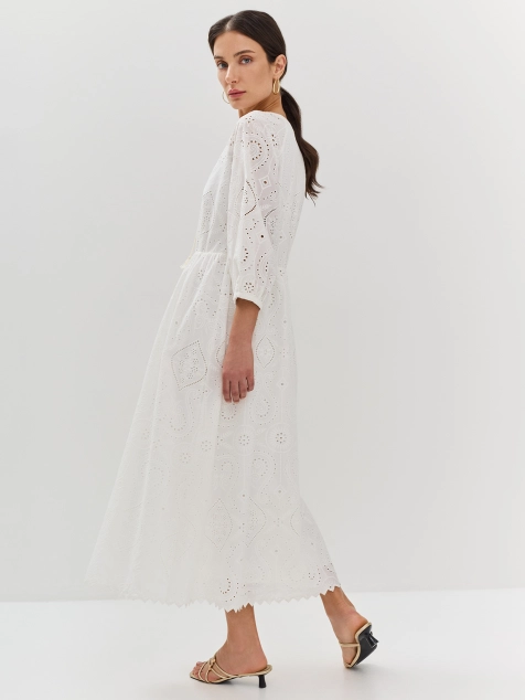 Романтичное платье из хлопкового шитья