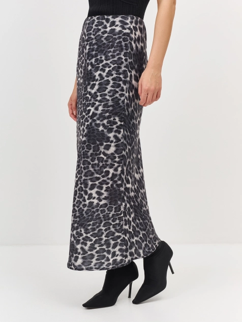 Юбка с анималистичным принтом