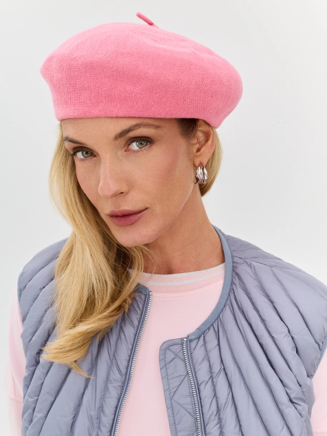 Яркий весенний берет из хлопка