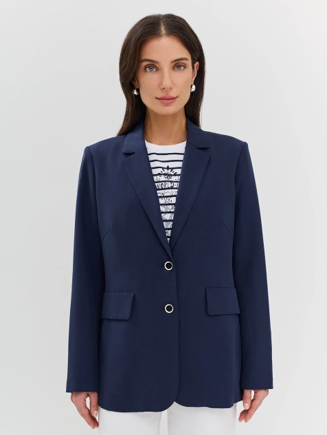 Классический жакет из 100% тенселя