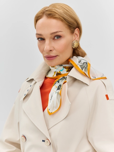 Шейный платок из натурального шелка