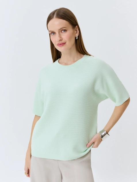 Джемпер с короткими рукавами