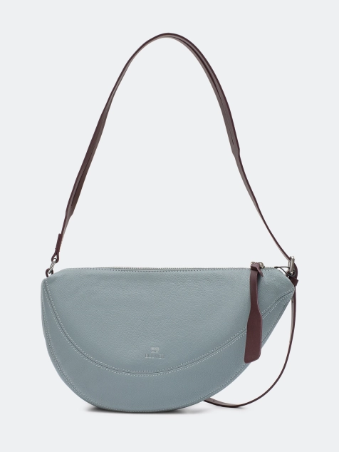 Сумка-седло из мягкой кожи