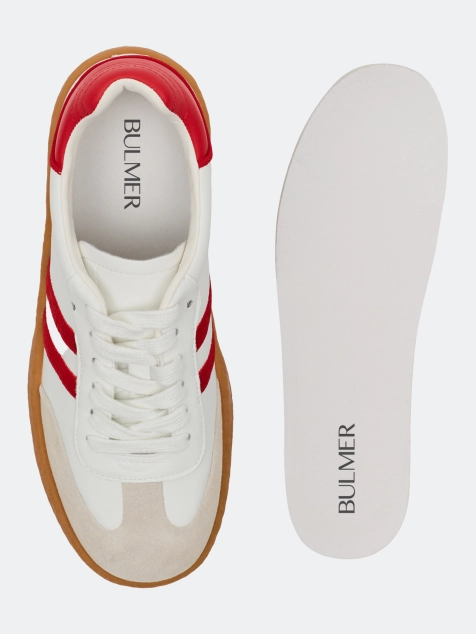 Кеды из натуральной кожи с яркими деталями