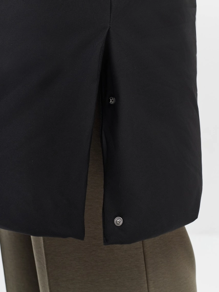 Пуховое пальто с внутренней стёжкой