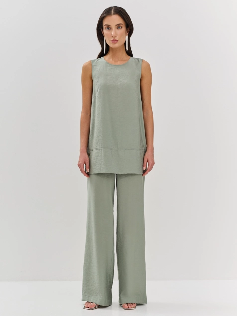 Брюки из вискозного шелка