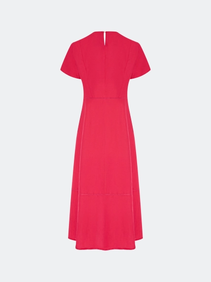 Яркое платье с кантом мережка