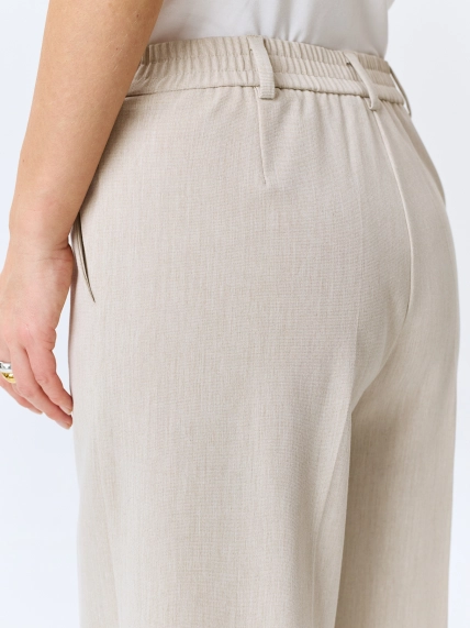 Прямые брюки из смесовой вискозы