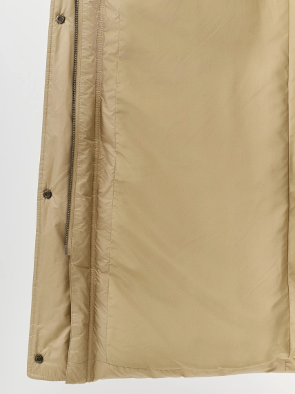 Oversize пуховик с акцентными карманами