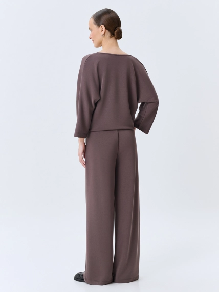 Прямые брюки из мягкого модала