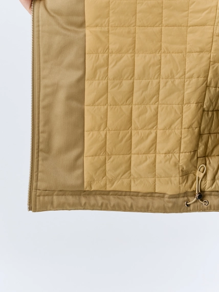 Куртка с капюшоном из сатинового хлопка