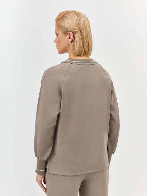 Джемпер из хлопкового джерси