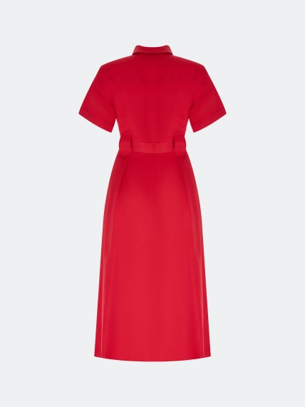 Яркое платье-рубашка из 100% тенселя