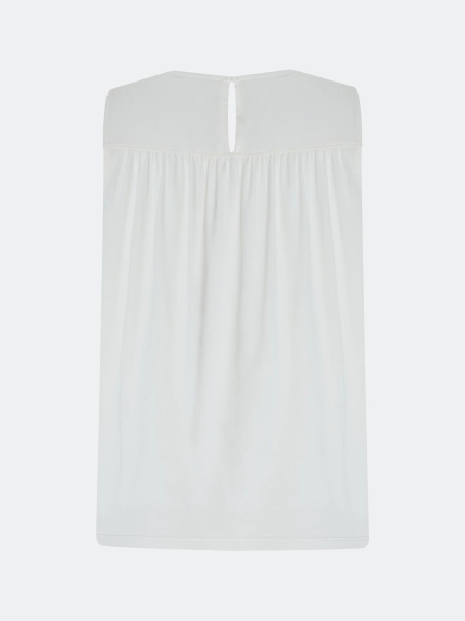 Комбинированный топ с шифоном