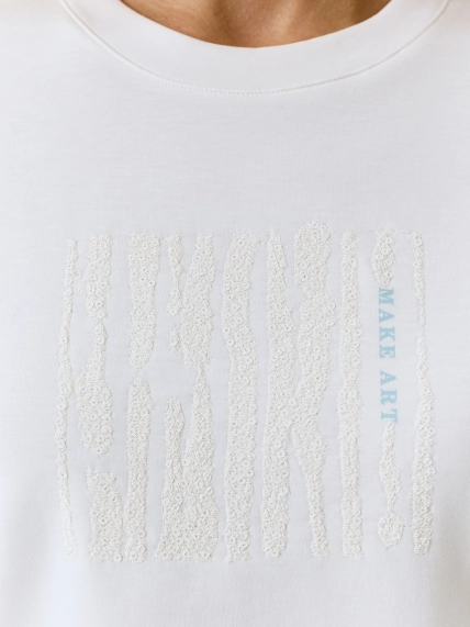 Oversize джемпер с рукавами 3/4