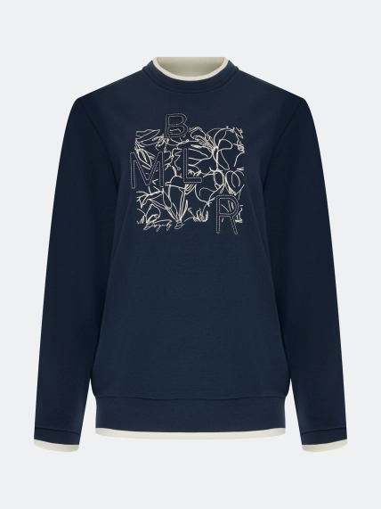 Свитшот с графичным принтом