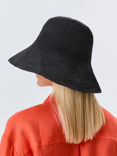 Шляпа из натуральной бумажной соломки