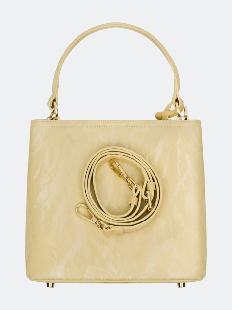 Сумка из кожи с деликатным переливом