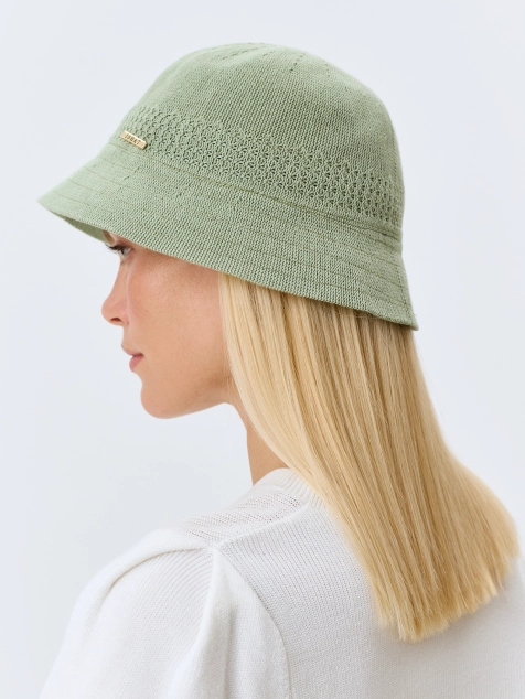 Вязаная панама