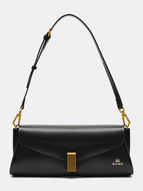 Мини сумка багет из натуральной кожи