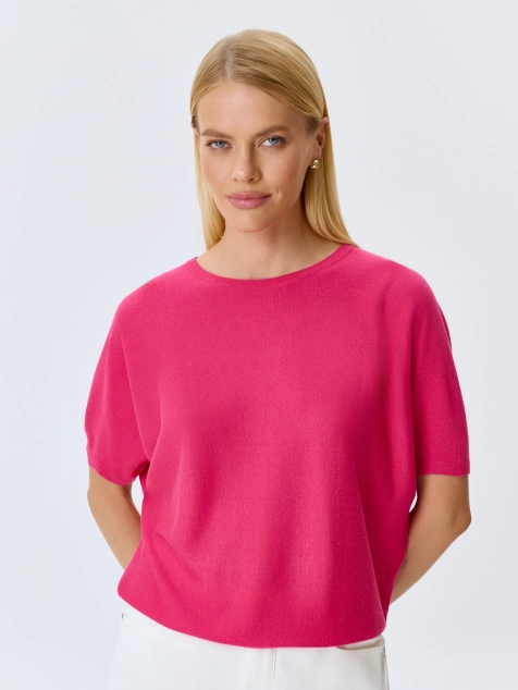 Яркий вязаный джемпер 