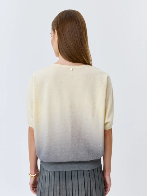 Вязаный джемпер с градиентом