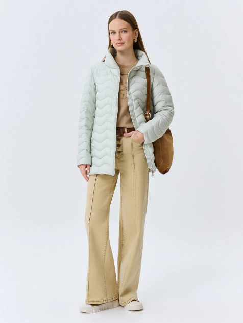 Куртка с фантазийной стежкой