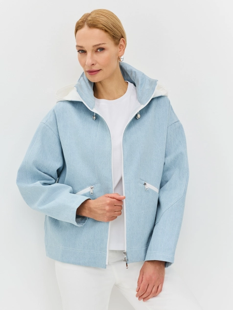 Куртка из плотной джинсовой ткани