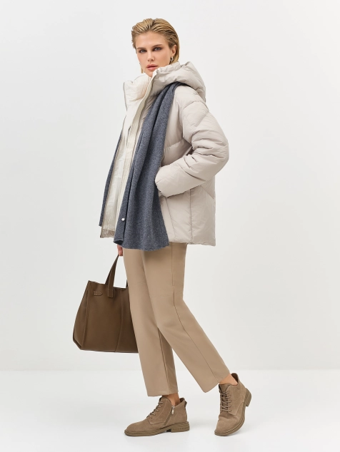 Вязаный шарф из 100% шерсти