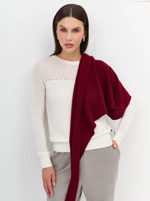 Яркая косынка из 100% шерсти