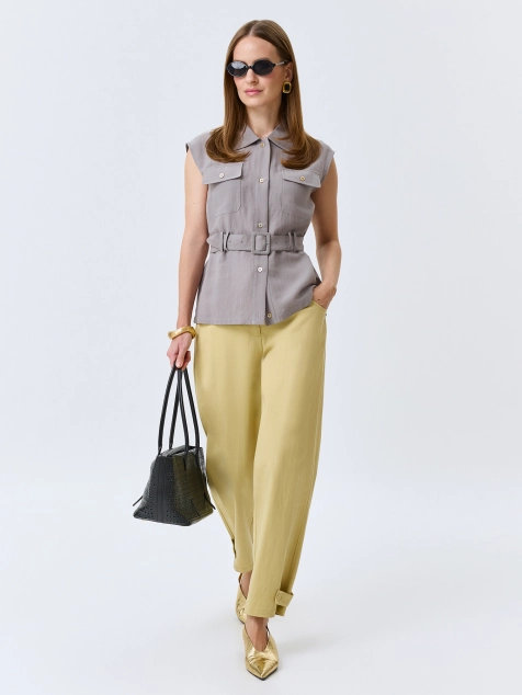 Блузка-жилет из тенселя