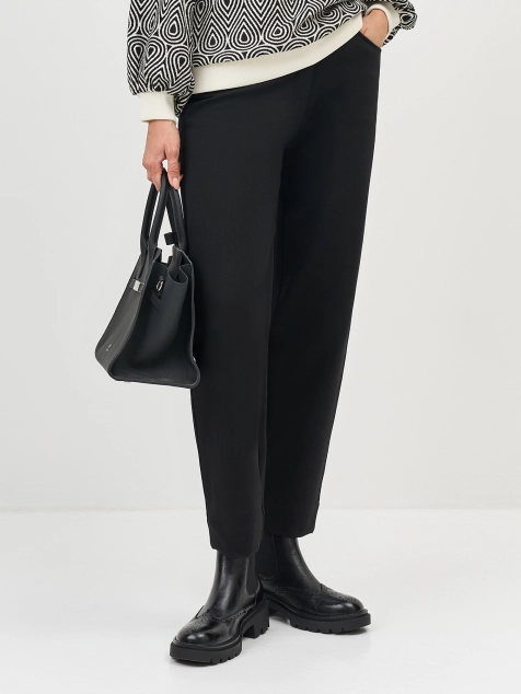 Зауженные утепленные брюки