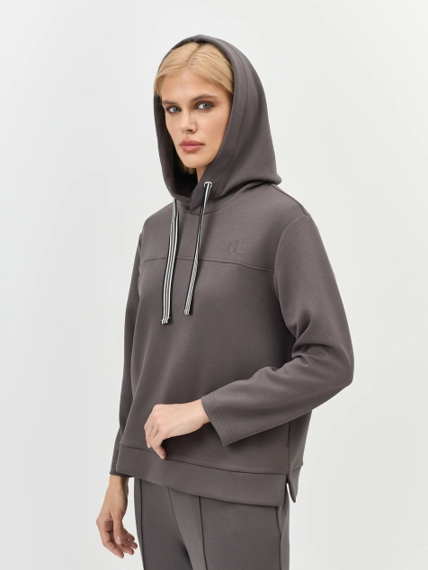 Худи из смесового модала 