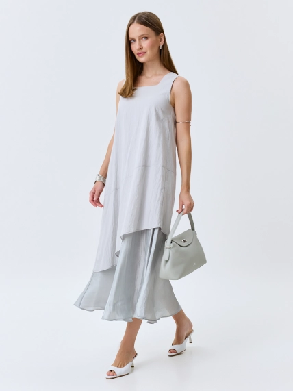 Сарафан с шиммерной фактурной подкладкой