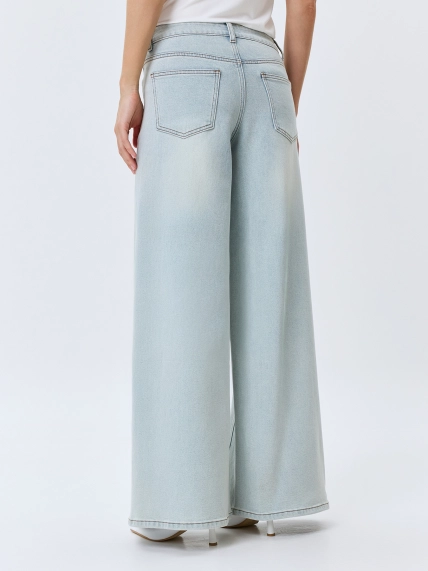 Светлые джинсы Wide leg