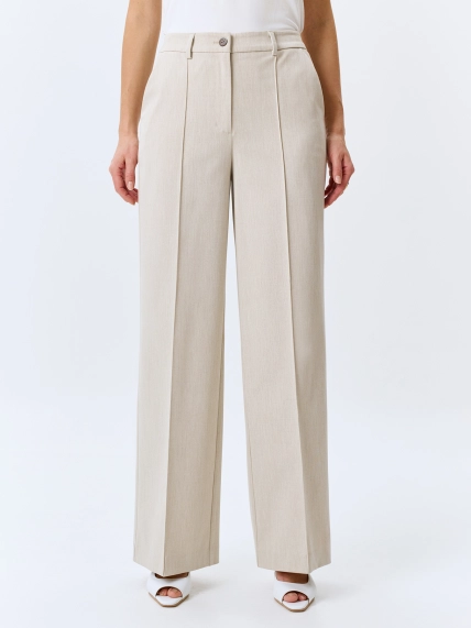 Прямые брюки из смесовой вискозы