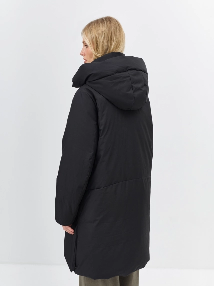 Пуховое пальто с внутренней стёжкой