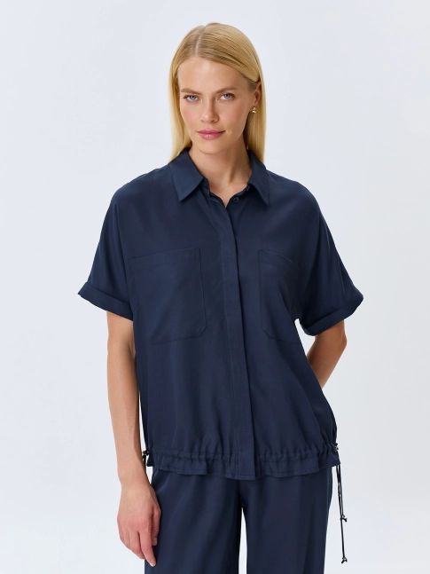 Свободная блузка из 100% тенселя