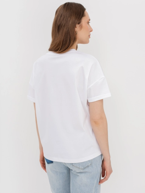 Базовая футболка из мерсиризованного хлопка