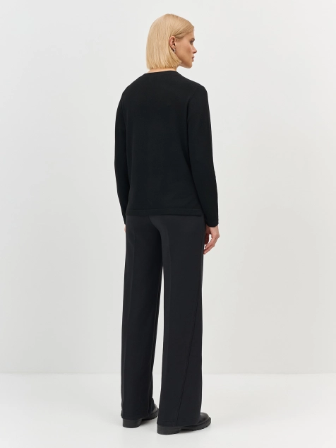 Свободные трикотажные брюки со стрелками