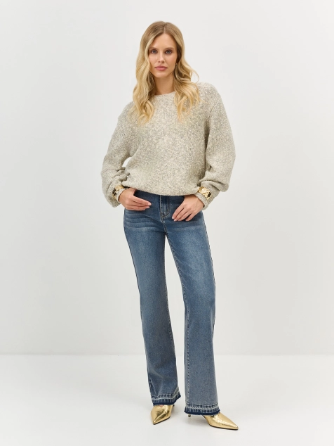 Джинсы Bootcut с деликатной варкой