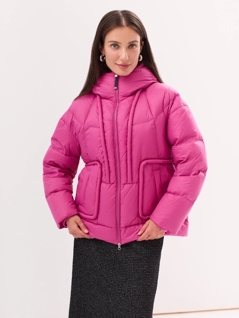 Яркая куртка на натуральном утеплителе