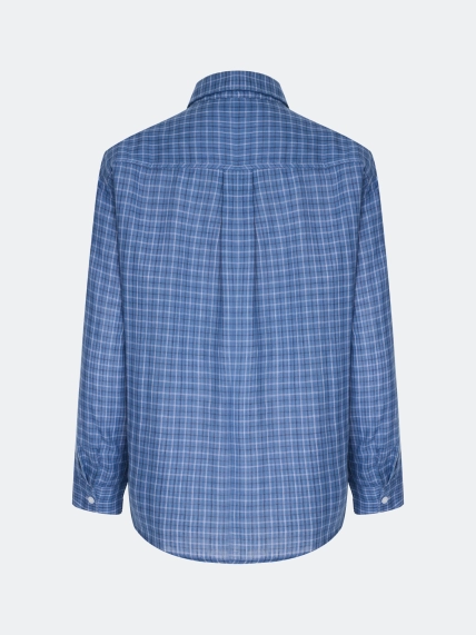 Рубашка в клетку из 100% хлопка