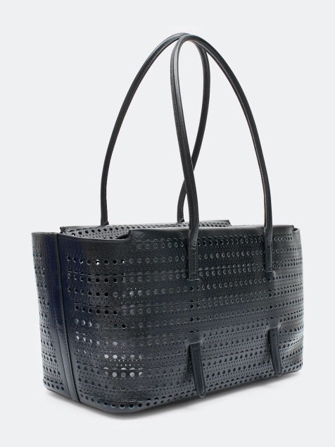 Ажурная сумка-шоппер с кошельком