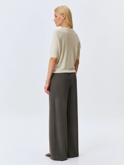Брюки палаццо из 100% тенселя